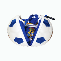 Maccabi Art Real Madrid Lunch Bag – Official Collapsible 6L Insulated Soccer Ball Bag with Zipper Closure, Dual Handles, Clip Hook – Kids & Adults – EVA + 300D Polyester