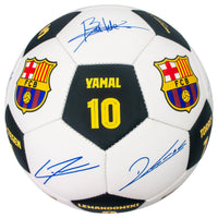 Officially Licensed FC Barcelona Soccer Ball Size 5, 2026 Team Signatures - 9760