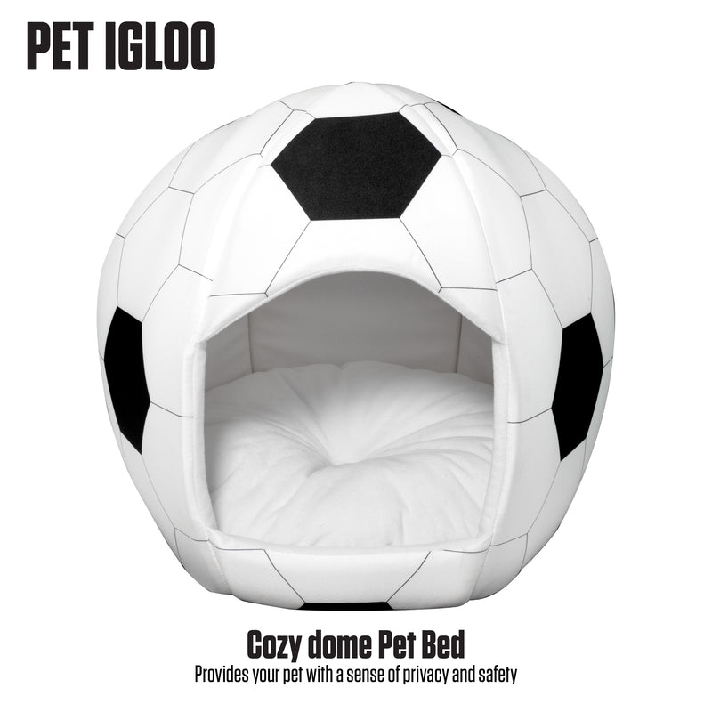 soccer - Igloo Pet Bed - Small