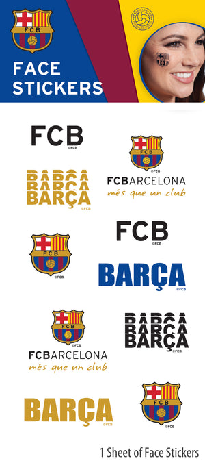 Official FC Barcelona Face Stickers - 4016 — product image 1