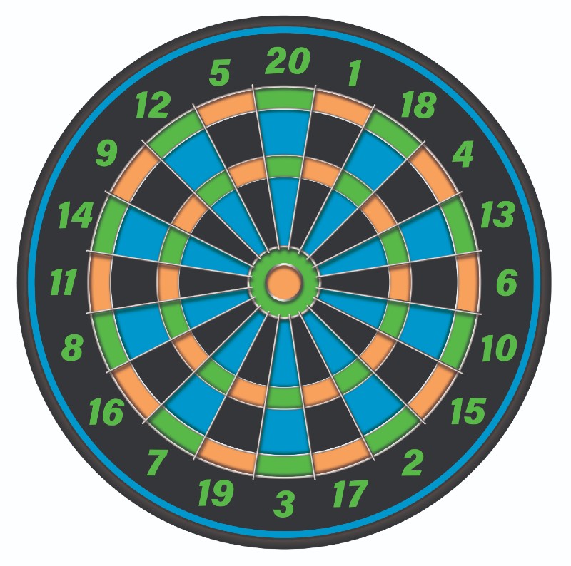 2-in-1 Electronic Portable Basketball Hoop for Kids with Dartboard