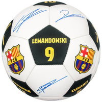 Officially Licensed FC Barcelona Soccer Ball Size 5, 2026 Team Signatures - 9760
