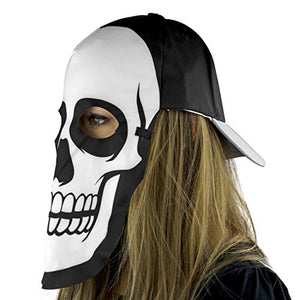 Skull Fan Mask and Hat All-In-One for Costume Parties Maccabi Art