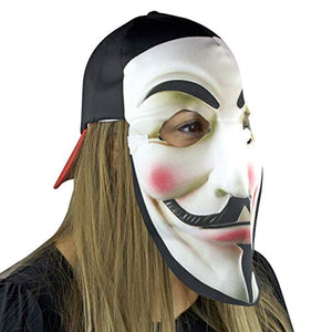 BOGO: V for Vendetta Fan Mask and Hat for Costume Parties and Events Maccabi Art
