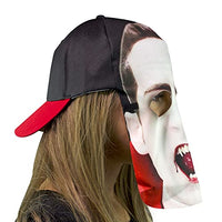 BOGO: Dracula Vampire Fan Mask and Hat All-In-One for Costume Parties Maccabi Art