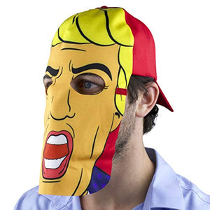Donald Trump "The Don" Cartoon Fan Mask and Hat Political Humor Attire