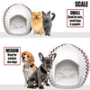 Baseball - Sport Ball Igloo Pet Bed - Small