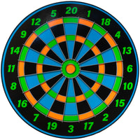 Arcade Neon Magnetic Dartboard Game for Kids, Adults & Family, 16-inch