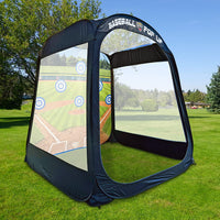 Maccabi Art 8' Pop-Up Baseball/Softball Practice Tent for Hitting and Pitching