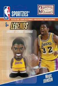 Magic Johnson Sportzies NBA Legends Los Angeles Lakers Collectible Figure