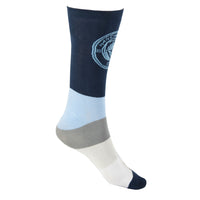 Manchester City FC Calf-length Socks Size 9-13 Maccabi Art