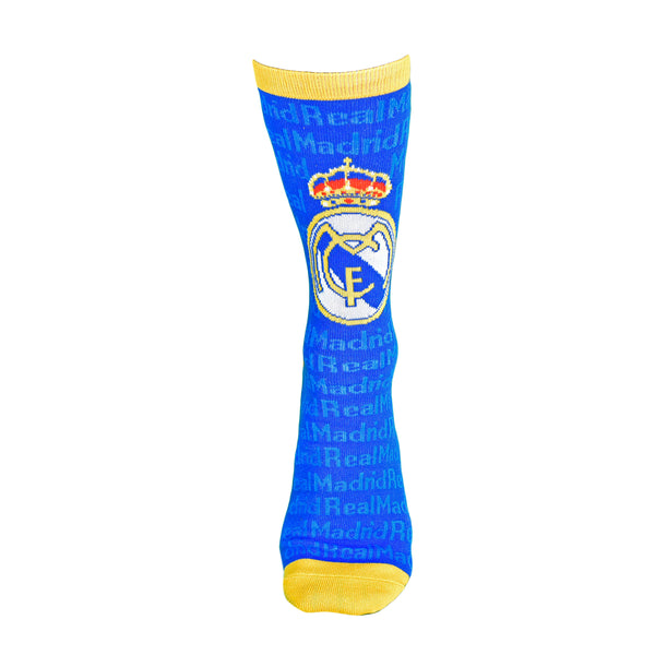 Real Madrid CF Gold Tip Calf-length Socks Size 9-13